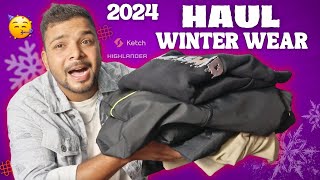 2024 Affordable Winter wear haul for men  Snitch  Ketch  Highlander  Puffer jacket and hoodies [upl. by Leila]