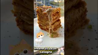 lasagnarecipe😲shorts Recipe in the comments [upl. by Darnok910]