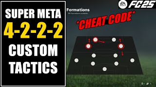 This META 4222 Custom Tactics is a CHEAT CODE in EA FC 25 [upl. by Ttirrem59]