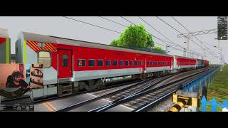 ENJOY SOME TRACK VIEW OF FARAKKA EXP IN MSTS [upl. by Iniretake]