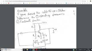 Numerical on Colpitts Oscillator [upl. by Yeung626]