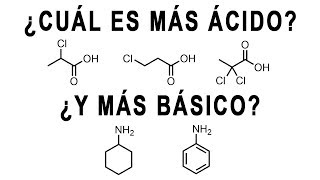 ACIDEZ Y BASICIDAD ORGÁNICA  Química Orgánica [upl. by Attelahs318]