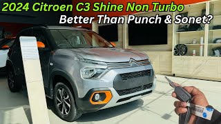 New Citroen C3 82 Shine Detail Review ♥️ Price amp Features 2024 Citroen C3 [upl. by Gurolinick871]