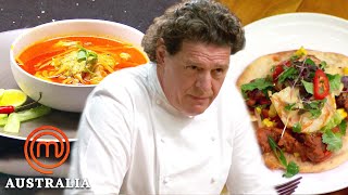 Best Mexican Cuisine Challenges  MasterChef Australia  MasterChef World [upl. by Yelkao464]