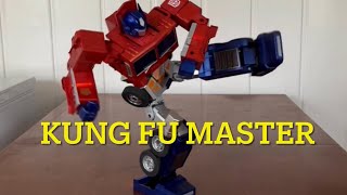 Robosen Transformers Flagship Optimus Prime Kung Fu Master [upl. by Britney]