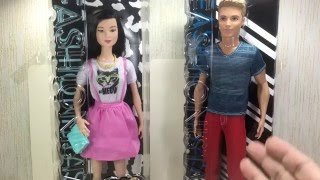 Barbie Fashionistas Lea and Ken Dolls Review [upl. by Tamer]