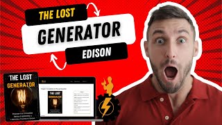 The Lost Generator Part 1  Edison Generator  The lost generator works [upl. by Schuler]