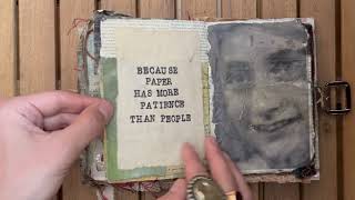 Anne Frank  Mixed Media Artist Book [upl. by Caril812]