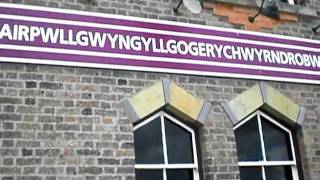 Llanfairpwllgwyngyllgogerychwyrndrobwllllantysiliogogogoch Railway Station [upl. by Elamef]