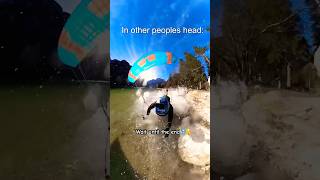 Paragliding landing inside braies lake gone wrong [upl. by Ayouqat]