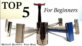 TOP 5 SAFETY RAZORS For Beginners [upl. by Hube]