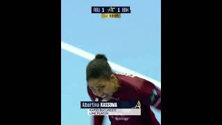 🔥Albertina Kassoma cel mai bun pivot Runda 6 EHFCL [upl. by Asertal]