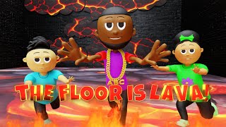 🌋The Floor Is Lava Dance 🥵🔥 Brain Break Songs amp Games whatsthatrhyme [upl. by Malamut924]