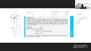 Class 12 Physics Emf Due to Rotational Motion and Doubts from Other Chapters [upl. by Patsy87]