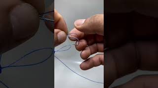 TWO HOOKS FISHING KNOTS shortvideo fishingknot fishingtutorial fishinghook [upl. by Anelhtak876]