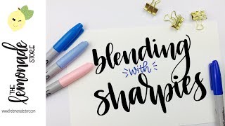 How to Blend with Sharpie Markers [upl. by Iras]