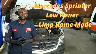 Mercedes Sprinter 21L Low Power Limp Home Mode amp Check Engine Light On P0299 Diagnosis amp Repair [upl. by Kippy]