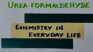 Ureaformaldehyde polymer [upl. by Oglesby]