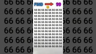 find the number 99 🧐 [upl. by Tergram6]