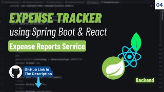 Expense Reports Service  Expense Tracker  Spring Boot Projects  Hindi [upl. by Hibben]