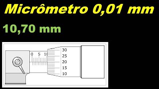 Micrômetro 001 mm 1070 mm [upl. by Oneg785]