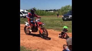 2 Year old BMX Max’s First time at the Pump Track shorts strider 2yearsold [upl. by Anoid]