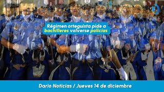 Régimen orteguista pide a bachilleres volverse policías [upl. by Kristianson741]