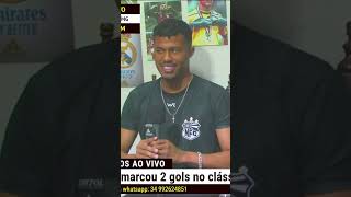 LUAN DO NACIONAL COMENTA COMO FOI JOGAR O CLÁSSICO CONTRA O UBERABA nacional uberaba futebol [upl. by Ellekcim]