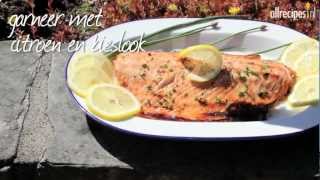 Zoetzure zalm van de barbecue  allrecipesnl [upl. by Norej]