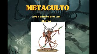 AOS 4 edición Tier List Skaven [upl. by Sim451]