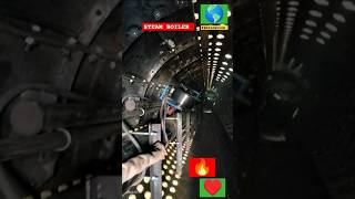 STEAM BOILER inside Equipment installed  short video ❤️ [upl. by Gahan]