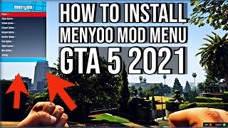 HOW TO INSTALL MENYOO FOR GTA 5 2021  Installing Menyoo Mod Menu in GTA 5  EASY PC MOD [upl. by Vel]