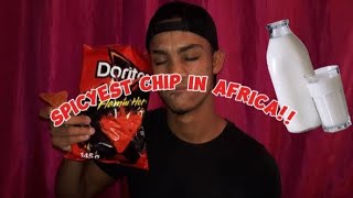 We tried the SPICIEST CHIPS IN 🇿🇦SA No promo ofcause 😭😂 [upl. by Honig]