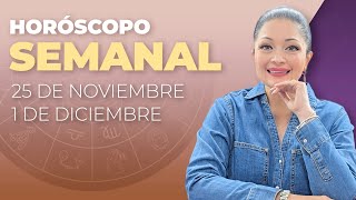 HORÓSCOPO SEMANAL  25 DE NOVIEMBRE AL 1 DE DICIEMBRE  KATIUSKA ROMERO [upl. by Eissak]