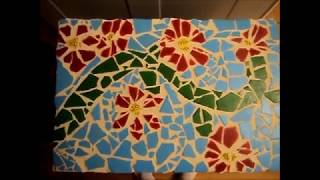 How to create a mosaic tile art piece [upl. by Leamhsi]