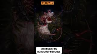 Ratte Chinesisches Horoskop für 2025 [upl. by Ave]