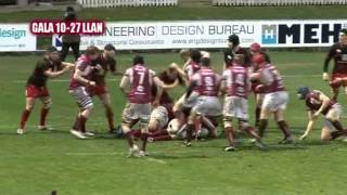 GALA v LLANELLI 2013  RUGBY  BRITISH amp IRISH CUP HIGHLIGHTS  12113 [upl. by Otrebla]