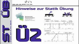 HSKL  Die Bauingenieure – Statik  Übung – Teil 2 [upl. by Llevert]