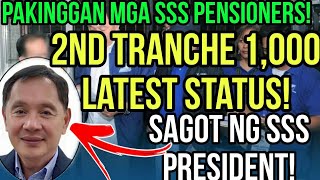 ✅SSS ALERT 2ND TRANCHE 1K PENSION INCREASE LATEST UPDATE MAY 2024 [upl. by Milinda340]