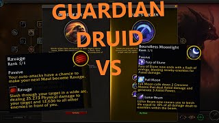 Guardian Druid Hero Talents  Druid of the Claw vs Elunes Chosen [upl. by Anawd]