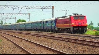 HWH WAP 4 honking and hauling 13020 Kathgodam  Howrah BAGH EXPRESS [upl. by Herta249]