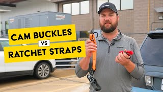 Cam Buckles vs Ratchet Straps Choosing the Best TieDowns for Your Cargo [upl. by Wini]