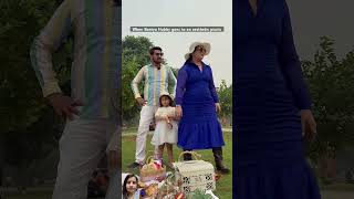 Sari aesthetics ki aisi taisi 🤣 baniya hubby picnic funnyshorts [upl. by Willa]