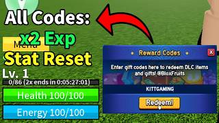 New Blox Fruits EXP Codes 2024  Stat Reset [upl. by Annhej]