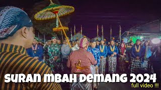 Kirab Tradisi Adat Suran Mbah Demang 2024 Full Video [upl. by Hayalat]