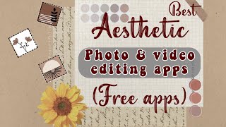 Best free Aesthetic video editing Apps Easy to use  No watermark [upl. by Pavkovic]