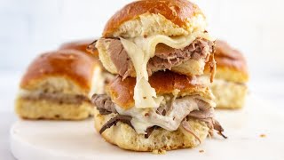 Easy Hot Roast Beef Sandwich Recipe [upl. by Tristam]