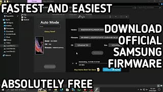 HOW TO USE LATEST FRIJA TO DOWNLOAD THE LATEST AVAILABLE SAMSUNG FIRMWARE FILES [upl. by Harte]