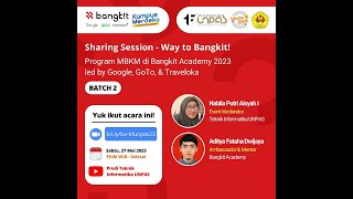 Sharing Session  Way to Bangkit [upl. by Penn]