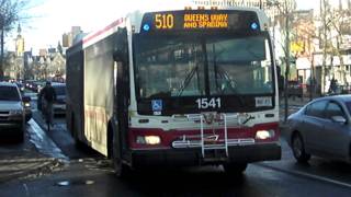 TTC Spadina Shuttle Buses Day 1 Saturday Fanning [upl. by Kimberlee]